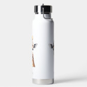 Giraffe dragen winter pet aanpasbaar waterfles (Links)