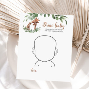 Giraffe Draw baby spel