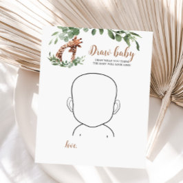 Giraffe Draw baby spel