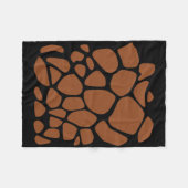 Giraffe drukt Easy Diy Halloween Costume af Fleece Deken (Voorkant (Horizontaal))