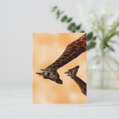 Giraffe Dubbele problemen, Briefkaart (Staand voorkant)