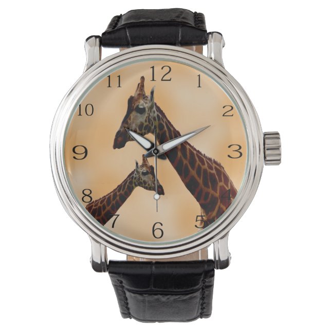 Giraffe Dubbele problemen, Horloge (Voorkant)