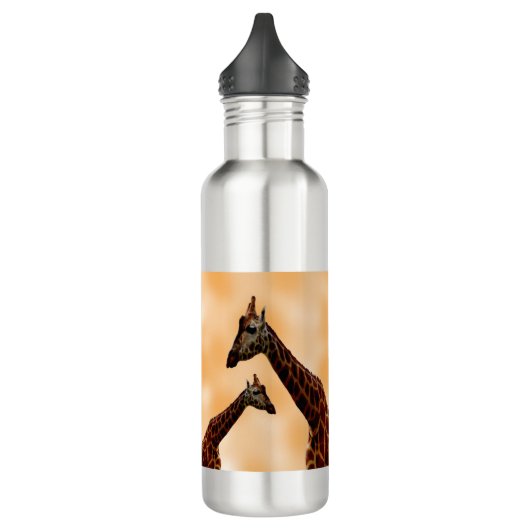 Giraffe Dubbele problemen, Waterfles (Links)