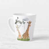 Giraffe Duo Mok – Safari Illustratie (Linkerhoek)