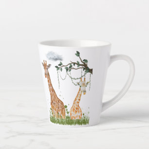 Giraffe Duo Mok – Safari Illustratie