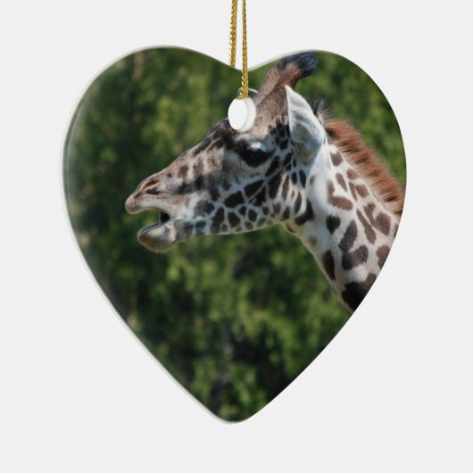 Giraffe Eating Ornament (Rechts)