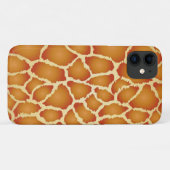 Giraffe Echte Huidbruine Textuur Case-Mate iPhone Case (Achterkant (horizontaal))