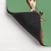 Giraffe- en baby-kus muismat (Hoek)