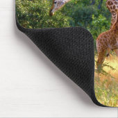 Giraffe en Baby Mousepad Muismat (Hoek)