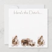 Giraffe EN BABY - Uitnodiging (Achterkant)