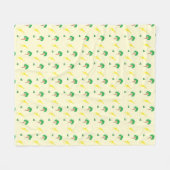 Giraffe- en boompatroon fleece deken (Voorkant (Horizontaal))