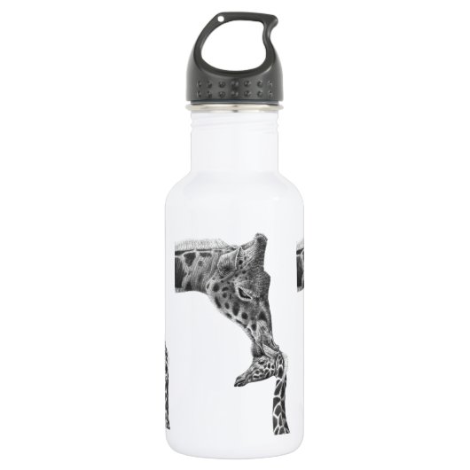 Giraffe- en Calf-vrijheidsflesje Waterfles (Voorkant)