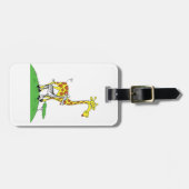 Giraffe en een Zebra Bagagelabels (Voorkant horizontaal)