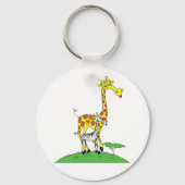 Giraffe en een Zebra Sleutelhanger (Voorkant)
