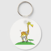 Giraffe en een Zebra Sleutelhanger (Achterkant)