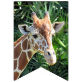 Giraffe- en huidafdrukken Fijne verjaardag bij bun Vlaggetjes (Eerste vlag)