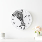 Giraffe- en kalfsklok grote klok (Huis)