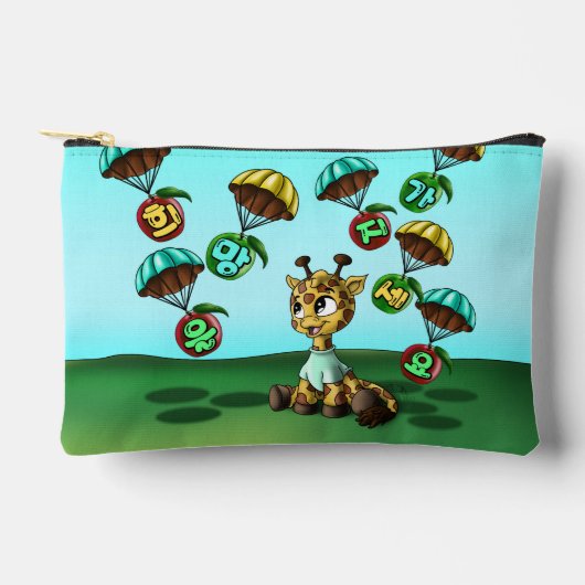 Giraffe en Koreaans woord Etui (Voorkant)