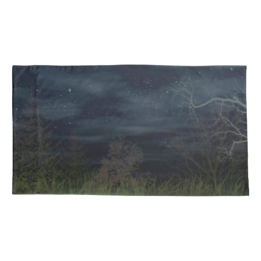 Giraffe en maan | Aangepast paar Kussensloop (Achterkant-Links)