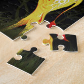 Giraffe en maan | Aangepaste foto-Puzzle Gift Box Legpuzzel (Zijkant)