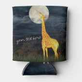 Giraffe en maan | Aangepaste Koelbox flesjes Blikjeskoeler (Voorkant)