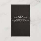 Giraffe en maan | Aangepaste Visitekaartjes (Achterkant)