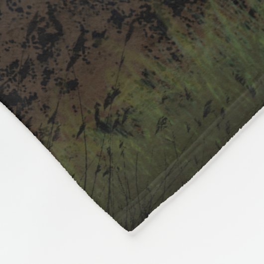 Giraffe en maan | Aangepaste vlootbank Fleece Deken (Hoek)