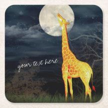 Giraffe en maan | Eigen wasbakken