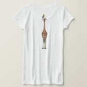 Giraffe en PARROT T-shirt (Design achterkant)