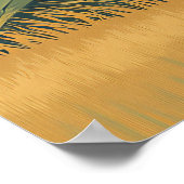 Giraffe en safari vogels poster (Hoek)