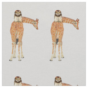 Giraffe- en sleepverbinding stof