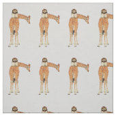 Giraffe- en sleepverbinding stof (Swatch)