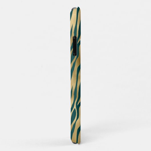 Giraffe en tijger afdrukken Gold Blauwgroen  afbee Case-Mate iPhone Case (Achterkant/rechts)