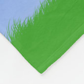 Giraffe en vlinder in liefde fleece deken (Hoek)