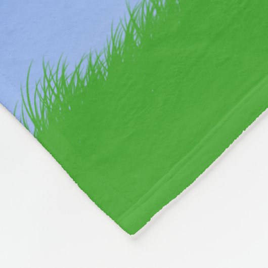 Giraffe en vlinder in liefde fleece deken (Hoek)