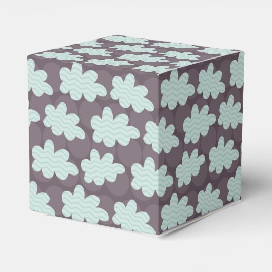 Giraffe en wolken bedankdoosjes (Achterkant)