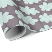 Giraffe en wolken cadeaupapier (Rol Hoek)