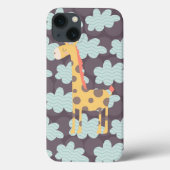 Giraffe en wolken Case-Mate iPhone case (Achterkant)