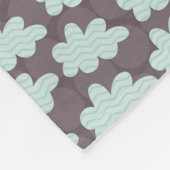 Giraffe en wolken fleece deken (Hoek)