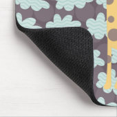 Giraffe en wolken muismat (Hoek)