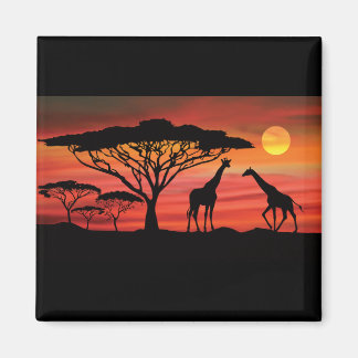 Giraffe-en-zonneschijn- Magneet
