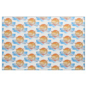 Giraffe Enkelvoudige roeiboot Stof (Fat Quarter)