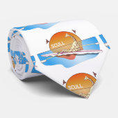 Giraffe Enkelvoudige roeiboot Stropdas (Opgerold)