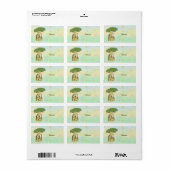 Giraffe Etiket (Full Sheet)