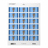 Giraffe Etiket (Full Sheet)
