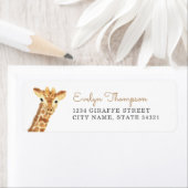 Giraffe Etiket (Insitu)