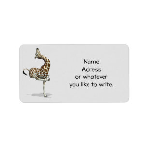 Giraffe Etiket