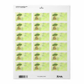 Giraffe Etiket (Full Sheet)