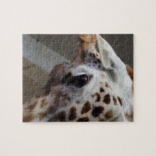 Giraffe Eye Jigzaag Puzzle Legpuzzel