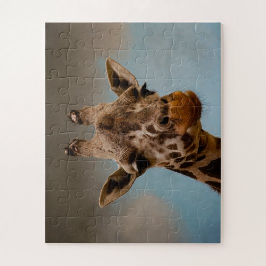 Giraffe Face Portrait Legpuzzel (Verticaal)
